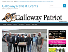 Tablet Screenshot of gallowaypatriot.com